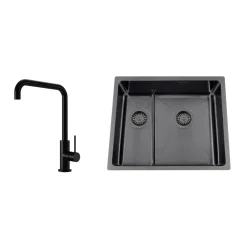 Titan 53 KHX Nickel med Köksblandare Steel Mood Shadow*Nordic Tech New