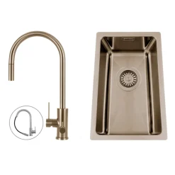 Titan 230 X med Köksblandare Scandtap Steel Accent D*Nordic Tech Discount