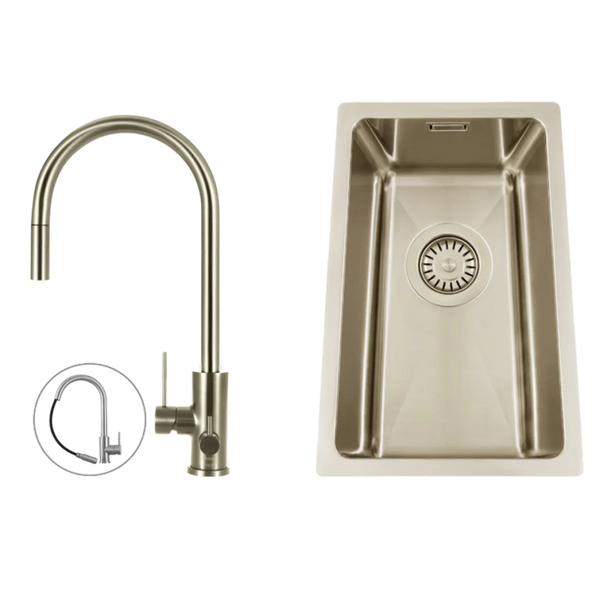 Titan 230 X med Köksblandare Scandtap Steel Accent D*Nordic Tech Discount