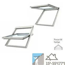 Topphängt med Pivåfunktion Paket Solo 2*Velux Clearance