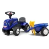 Traktor med trailer, kratta och skyffel Baby New Holland*Falk Online