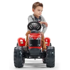 Traktor med vagn Massey Ferguson*Falk Sale