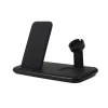 Tripple Qi Laddare Usb-C Anslutning 20W Totalt Svart Mobil/Watch/Airpods*Gear Online