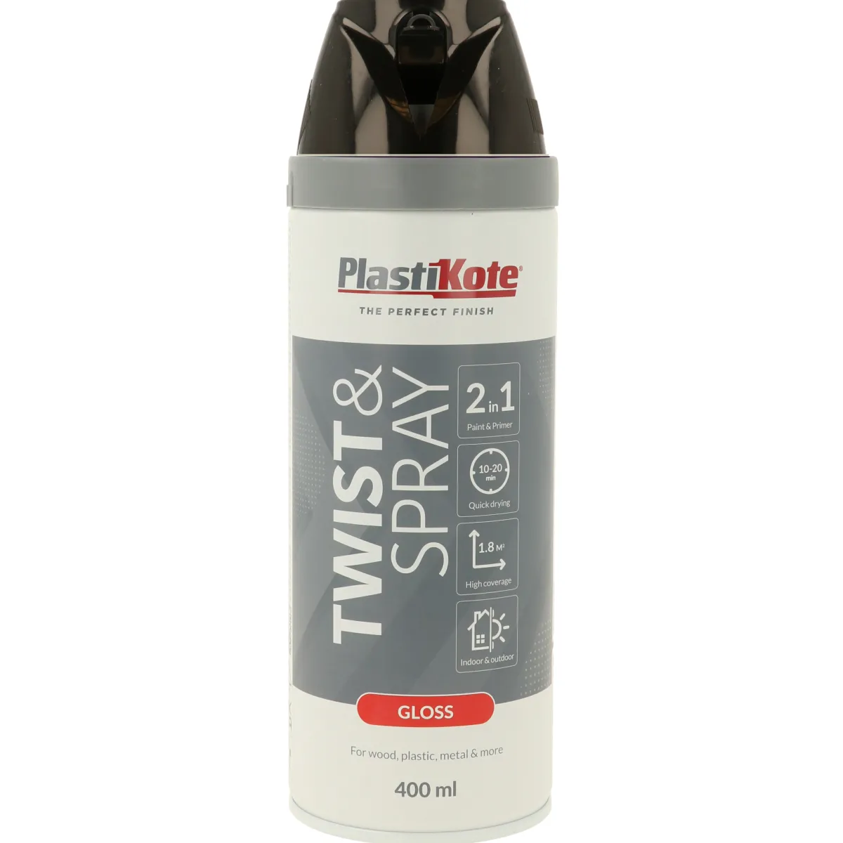 T&S Svart Blank 400 ml*Plasti-kote Sale