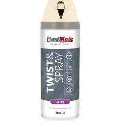 T&S Vit Halvblank 400 ml*Plasti-kote Discount