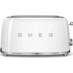 TSF02WHEU Vit 50-tals Retro Design med Extra Breda Fack*Smeg Hot