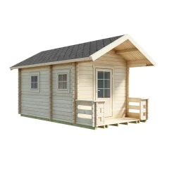 Tulilampi 10,3 m² Fristående Utebastu med Sadeltak & Dubbla Rum*Luoman Discount