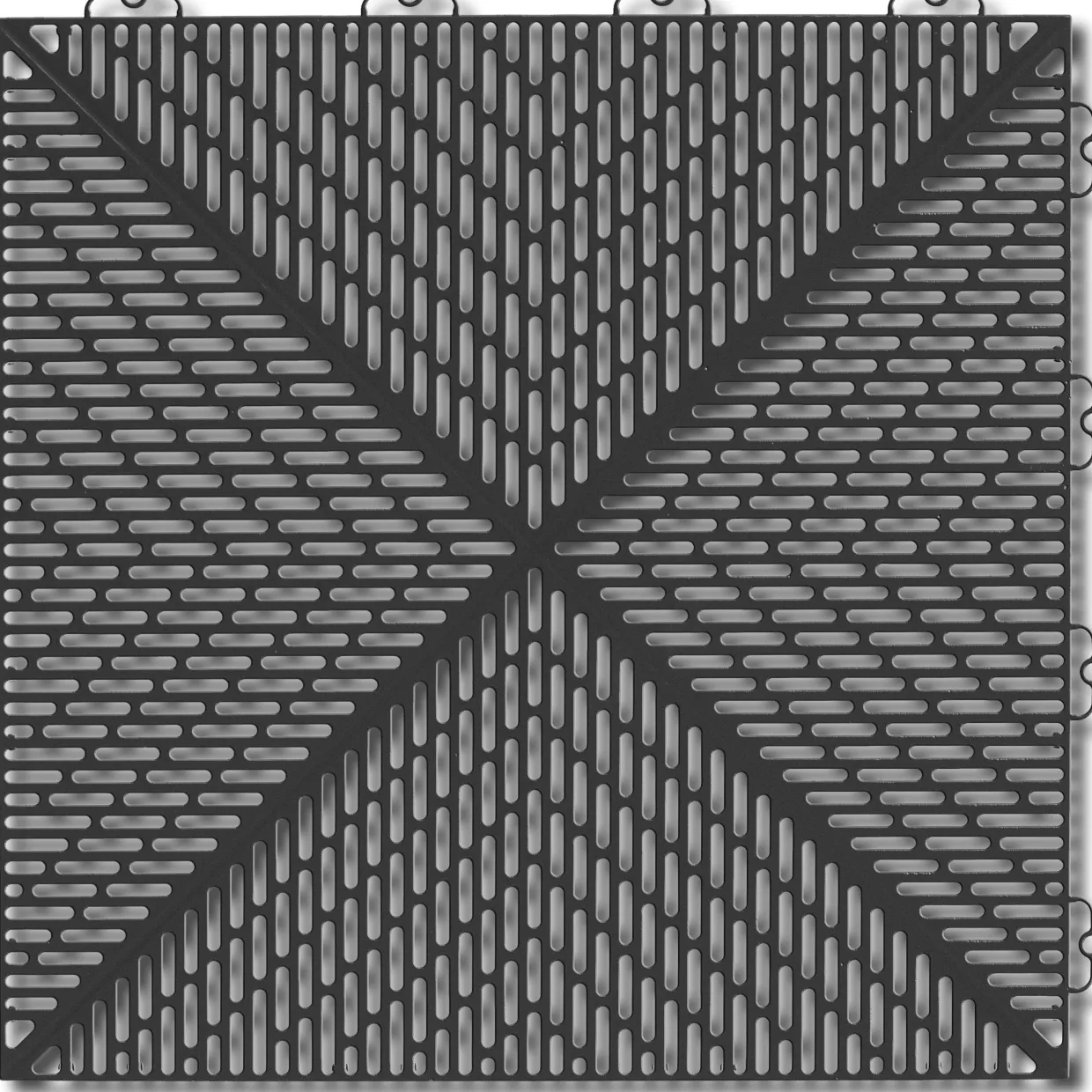 Unique Graphite Grey Golvtrall i Plast