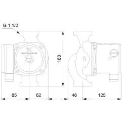 UPS 25-80 N 180*Grundfos Best