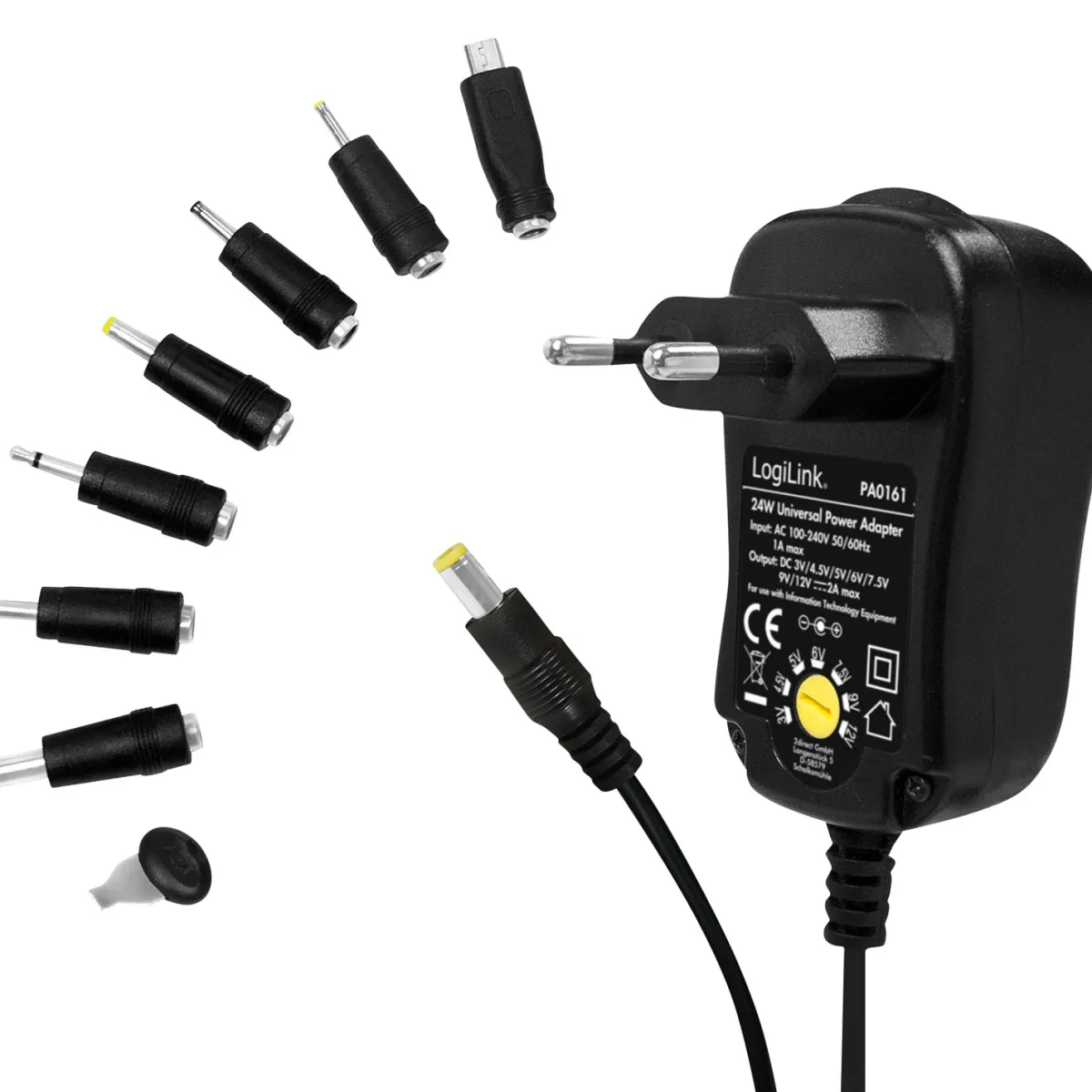 230V - 3-12V 2A 24W*LogiLink