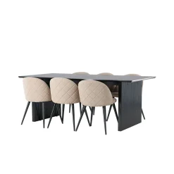 Vail med 6 Velvet Stolar*Venture Home Sale