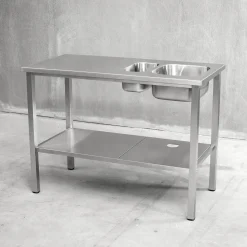 Variant Stativ och Underhylla med hål*Vilan Stainless