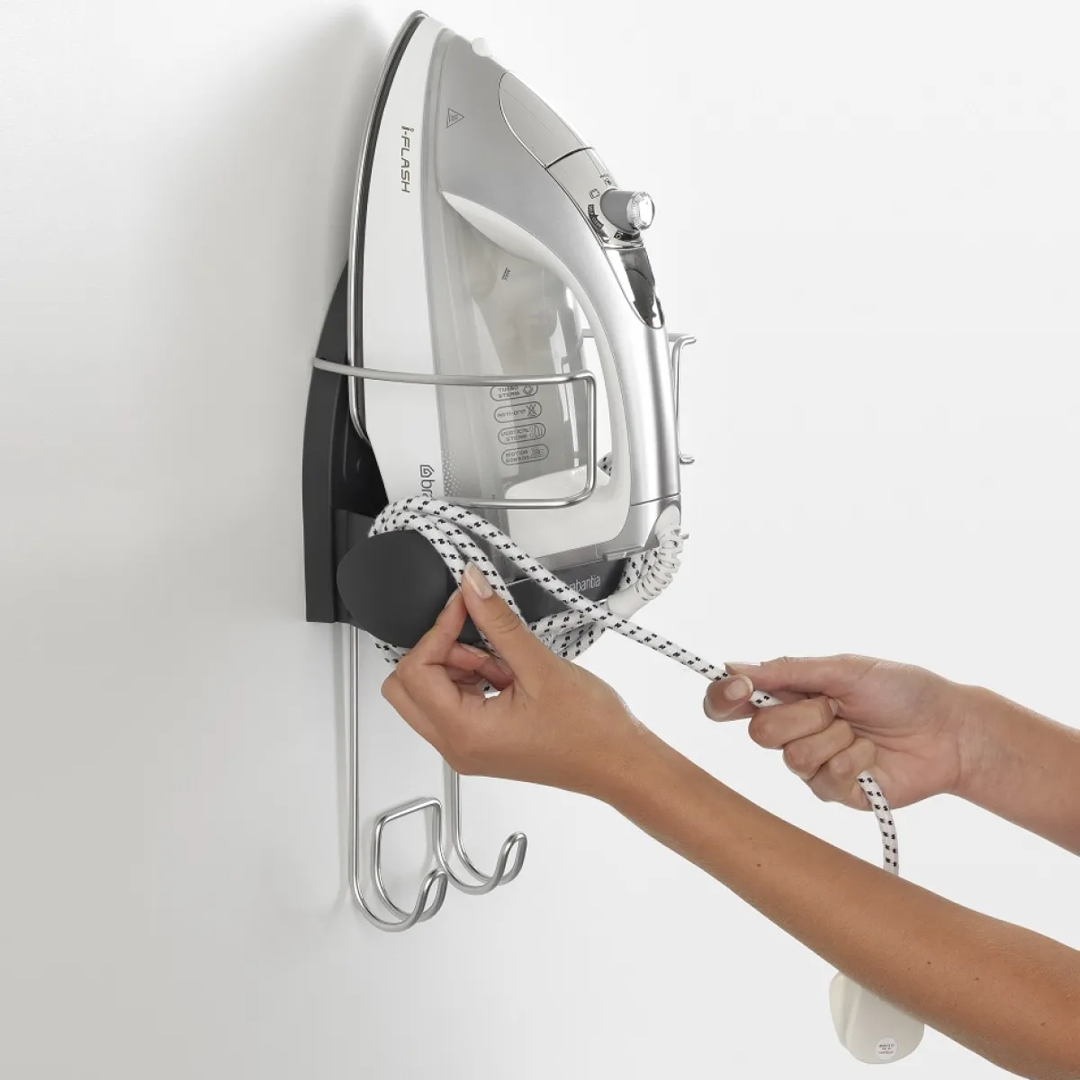 Väggmonterad Värmetålig Svart/Grå*Brabantia Hot