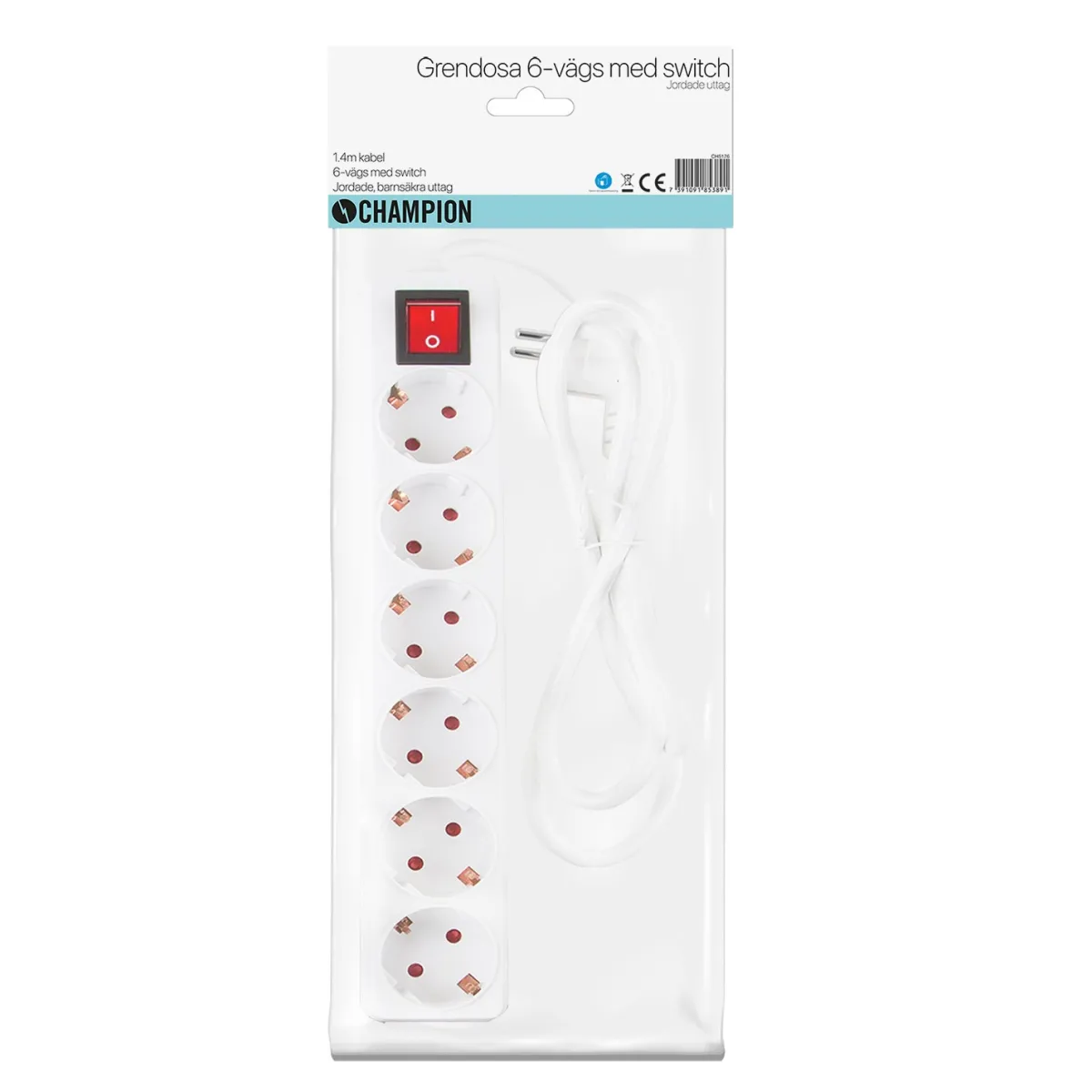6-vägs m. switch*Champion Clearance