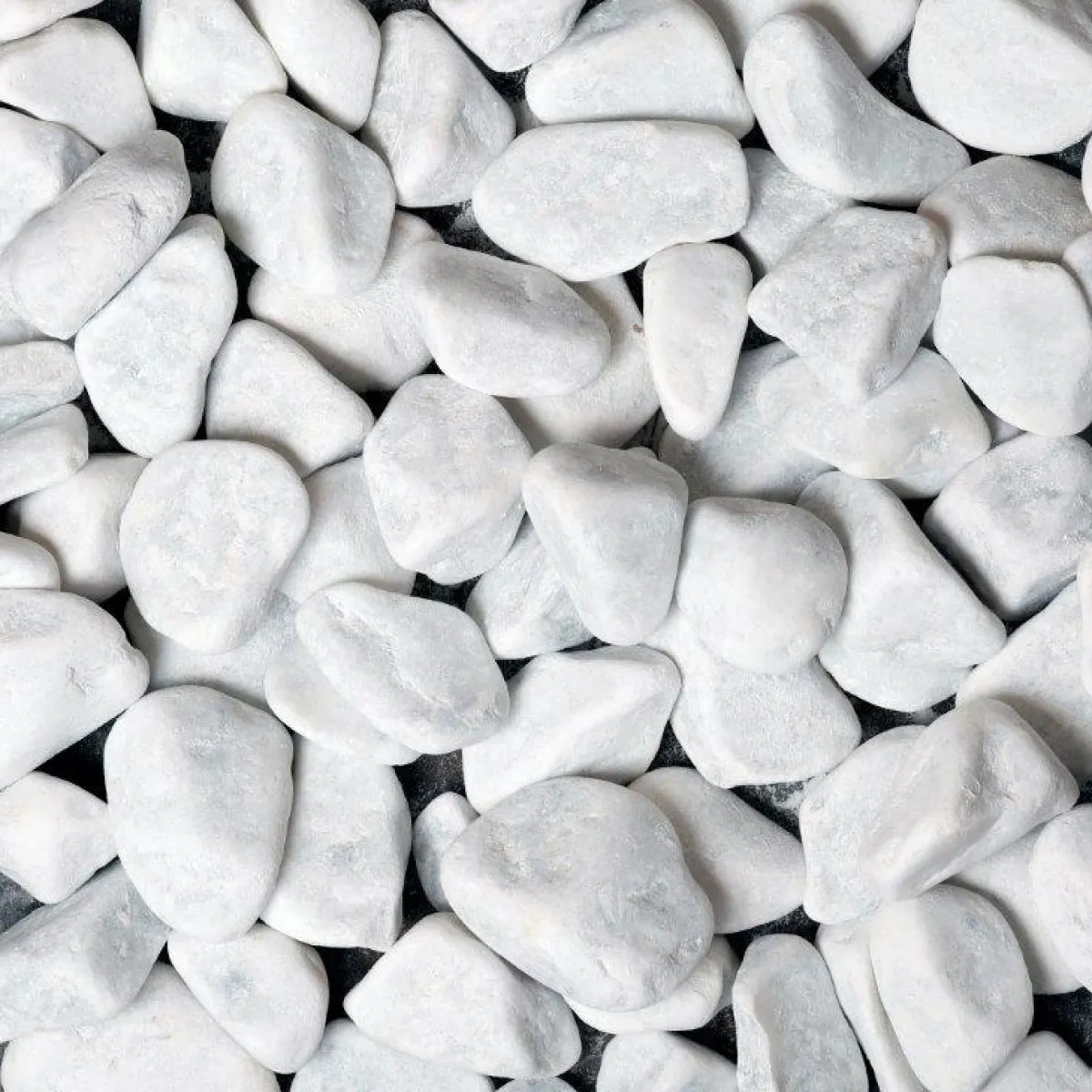 Vit Pebbles 25-40 mm, 1000 kg Säck*Magrab Krossprodukter Sale