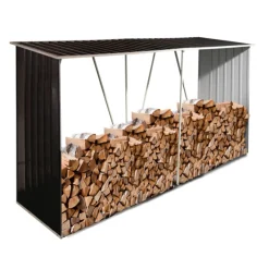 Värna Stor Svart Stål 330 cm*Skotte Garden Clearance