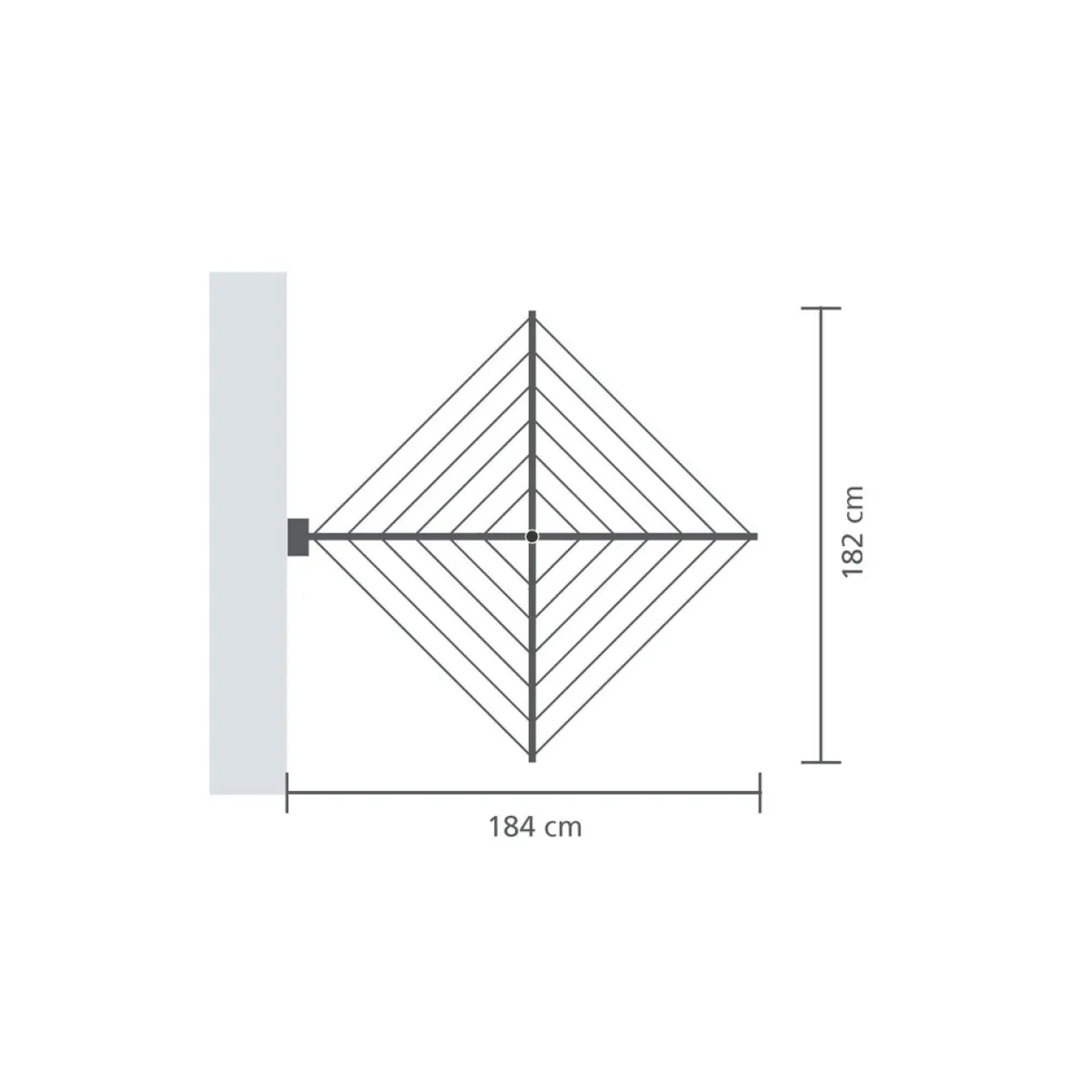 WallFix 24 m + Skyddsbox*Brabantia Hot