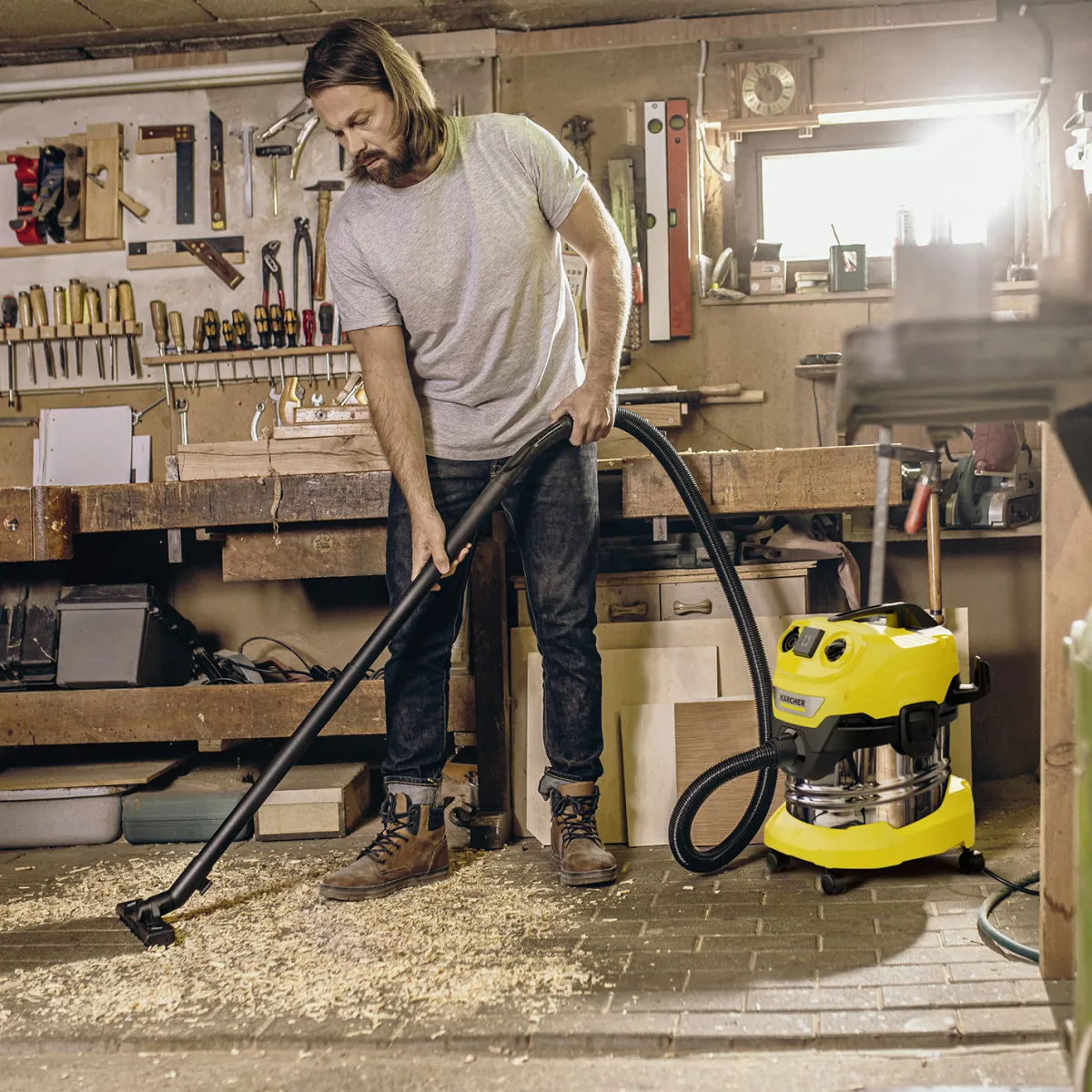 WD 4 P S V Våt-/Torrsugare med Blåsfunktion 20L 1000W*Kärcher Online