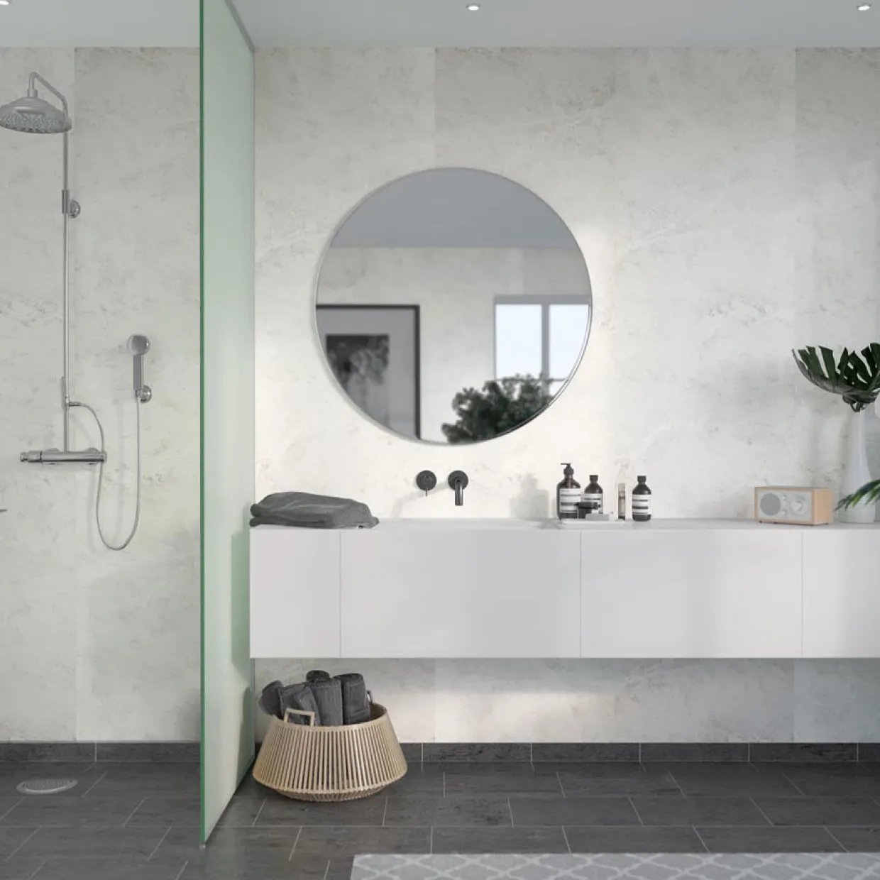 White Marble 2273-M00 S