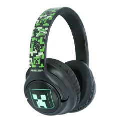 Wireless Over-Ear LED Ljus Lång Batteritid Bluetooth*Minecraft