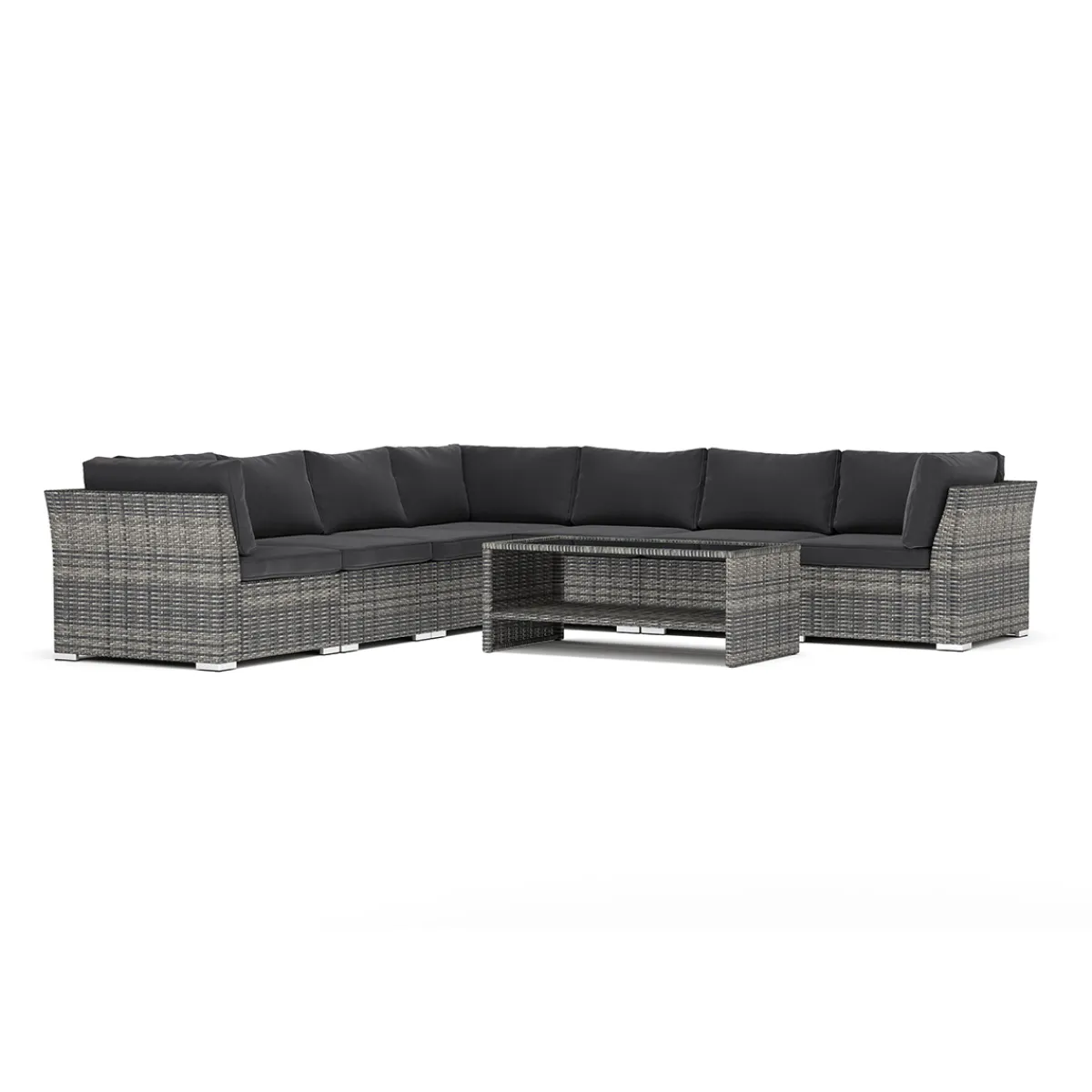 Wisconsin utomhus hörnsoffa 7-sits vändbar*Comfort Garden Sale
