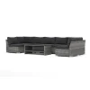 Wisconsin utomhus U-soffa 7-sits med öppet avslut*Comfort Garden Online
