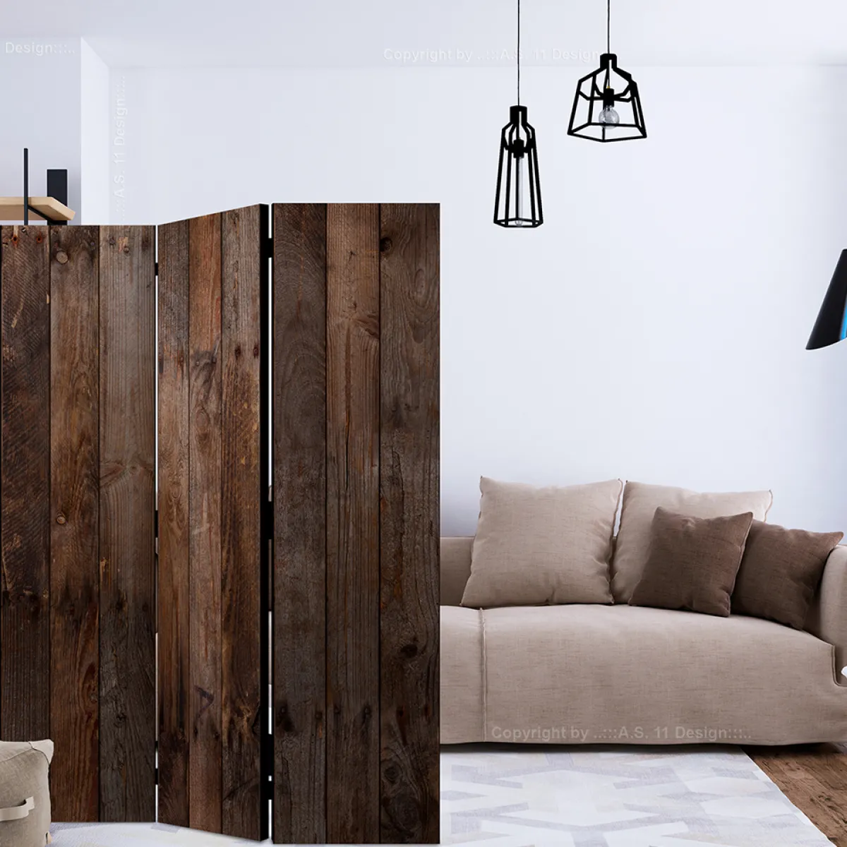 Wooden Hut 135x172 cm*Arkiio Online