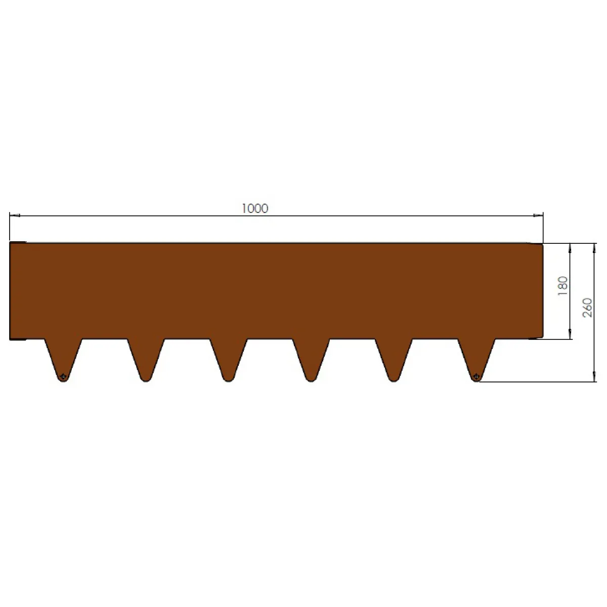 26x100 cm 4-pack*Skotte Garden New