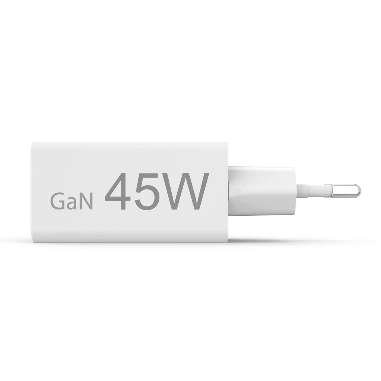 1x USB-C 1x USB-A GaN 45W Vit