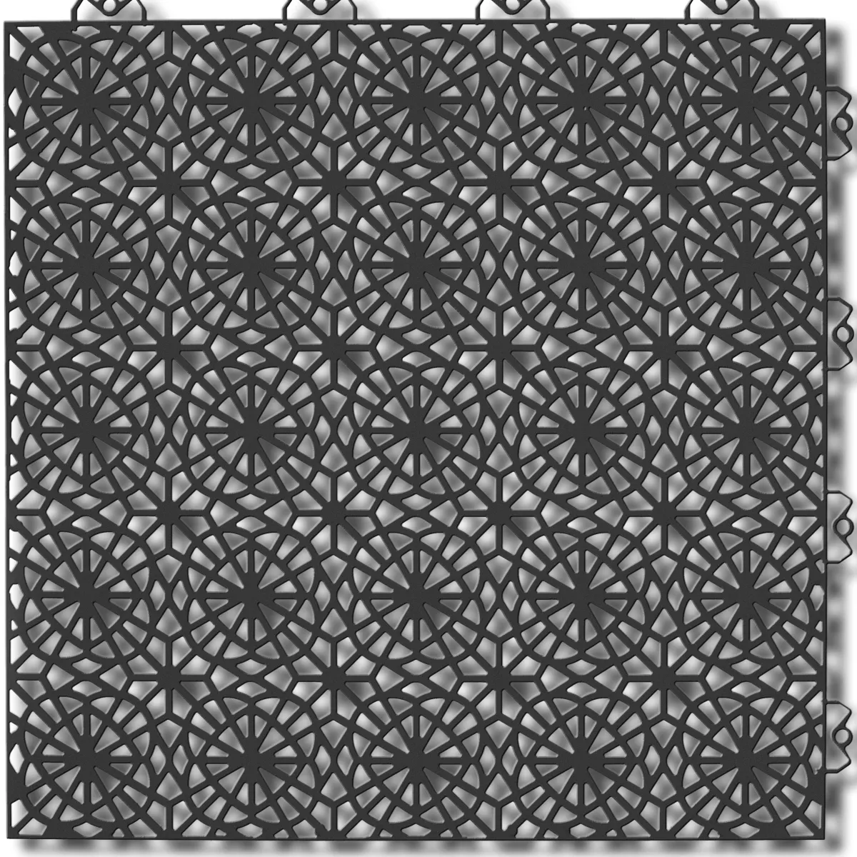 XL Graphite Grey Golvtrall i Plast*Bergo Best