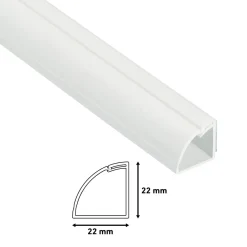 22x22mm 3x Kabelkanal/Tillbehör 1.0m*D-LINE Clearance