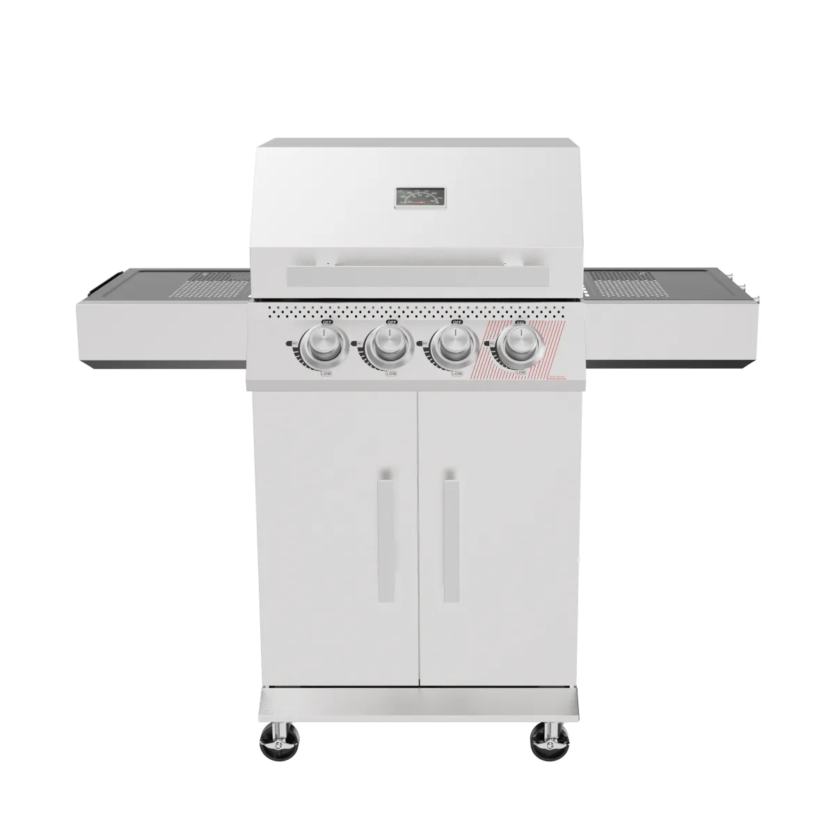 Z40 Rostfritt Stål 3 Brännare & Sizzle Burner*Bluegaz New