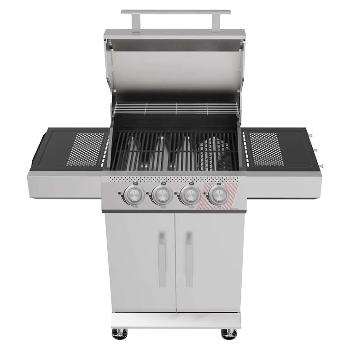 Z40 Rostfritt Stål 3 Brännare & Sizzle Burner*Bluegaz New