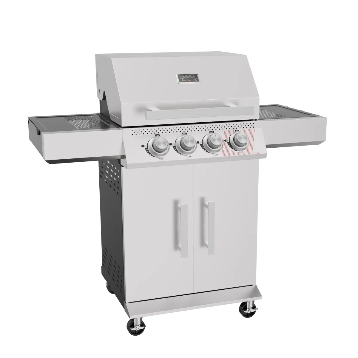 Z40 Rostfritt Stål 3 Brännare & Sizzle Burner*Bluegaz New